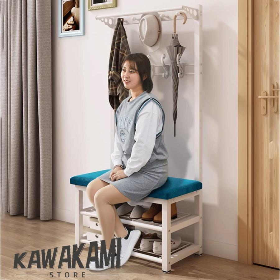ツリーポールハンガー 木製ツリー型ハンガーラック 稼働式 家具