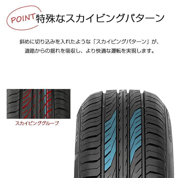 【送料無料】【2024年製】サマータイヤ15インチ 165/60R15-81H FRONWAY ECOGREEN66【4本セット】/ 1656015 フロンウェイ エコグリーン66｜takarabox｜03