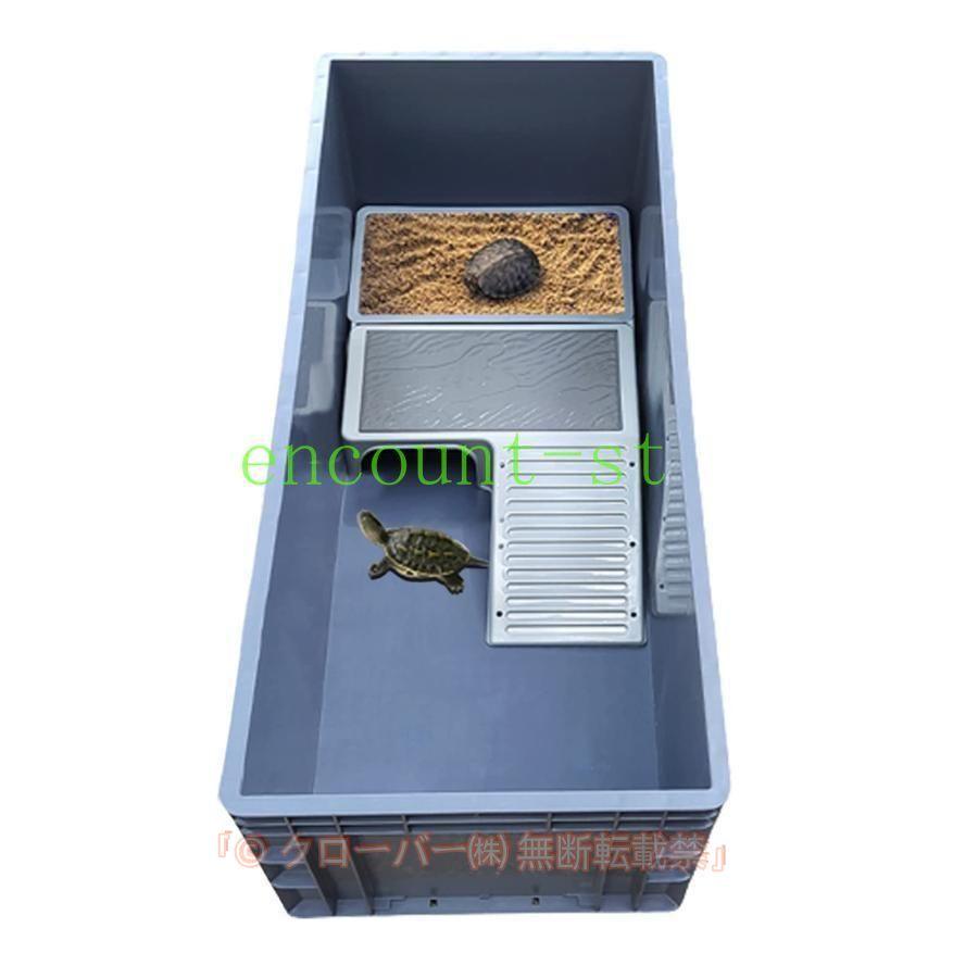 大型プラスチック水槽 青 緑 Amazon | 大型プラスチック水槽 亀飼育用水槽 爬虫類 ペット