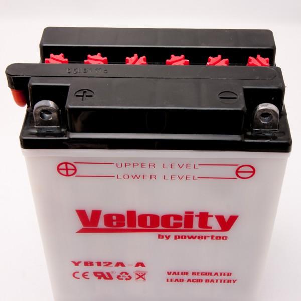Velocity YB12A-A GM12AZ-4A-1 FB12A-A 互換 バイクバッテリー : 宝船