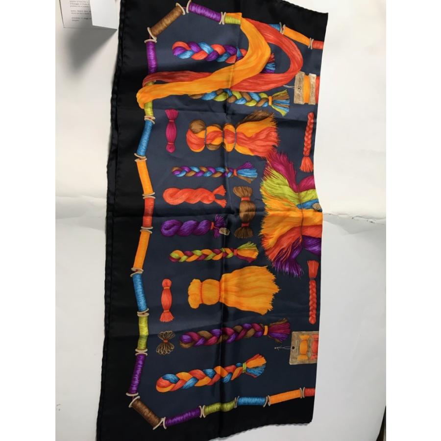グッチ GUCCI スカーフ 未使用 タグ付き 中古 正規品 シルク100%【中古】