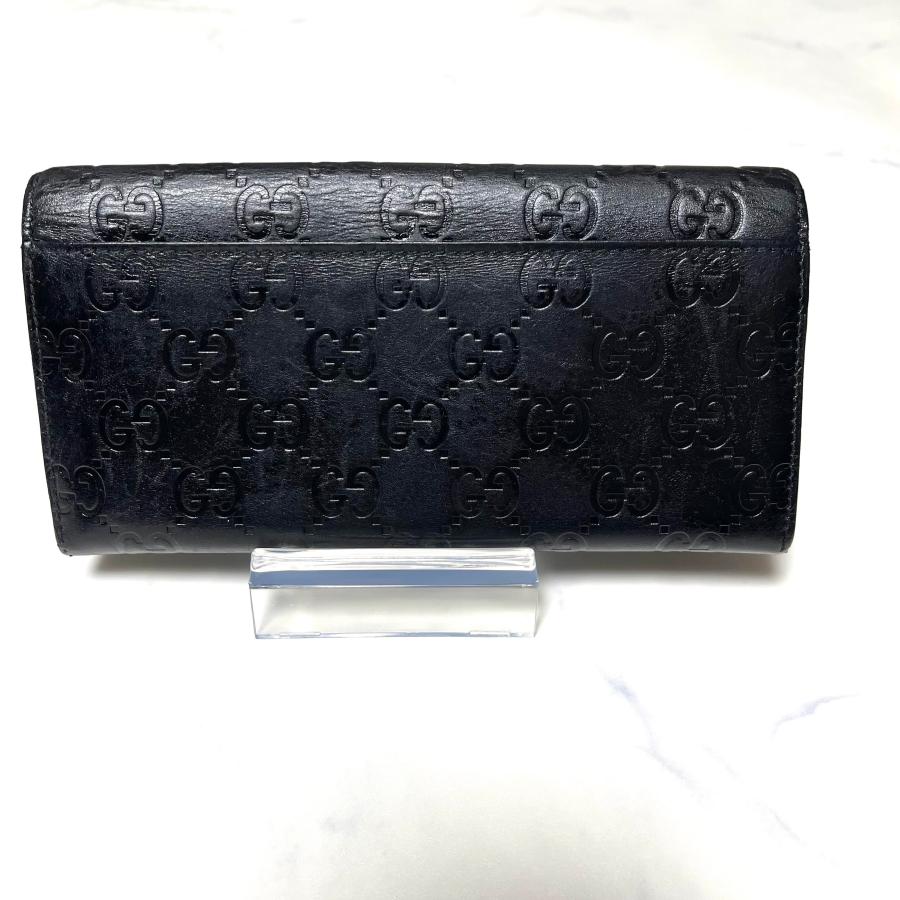GUCCI ラウンドジップ長財布 GG シマ メンズ ブラック 黒 GUCCI グッチ 長財布 シマ ラウンドジップ ブラック 黒 公式通販