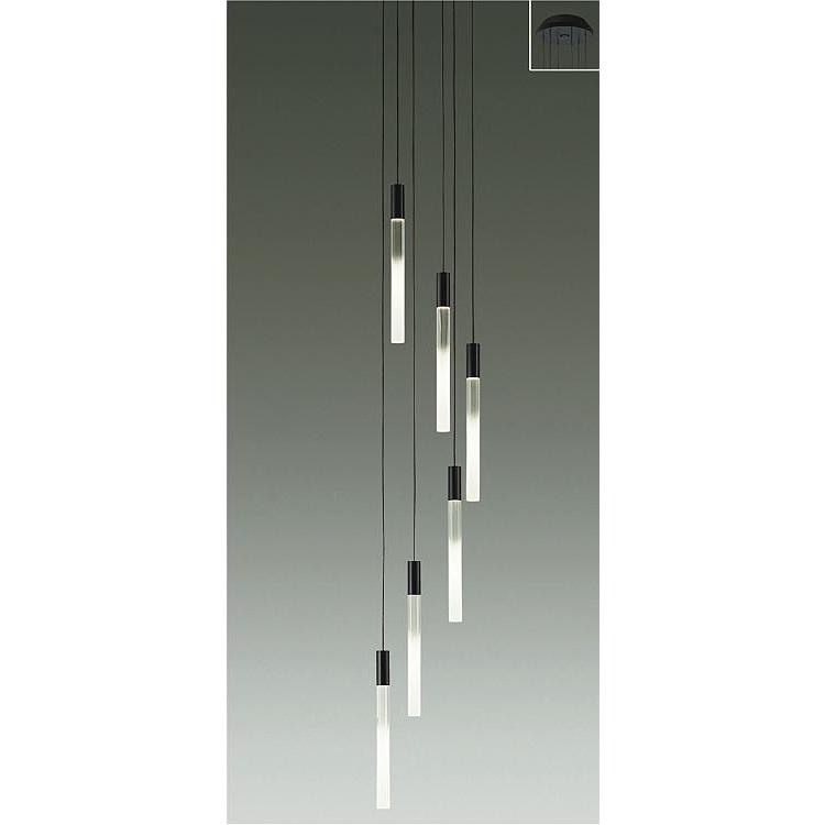 大光電機 DCH-41442Y LEDシャンデリア 吹抜け・傾斜天井用 白熱灯60W×6灯相当 LED交換不可 電球色 非調光 照明器具 吊り下げ照明