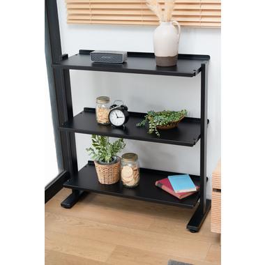 DIS-73BK 東谷 収納家具 シェルフ・ラック 2WAYラック3D 色：ブラック ロット1 W80.5×D31×H85.5/91