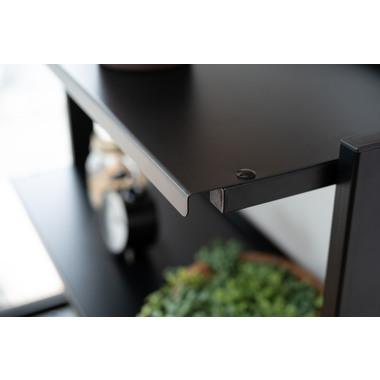 DIS-73BK 東谷 収納家具 シェルフ・ラック 2WAYラック3D 色：ブラック ロット1 W80.5×D31×H85.5/91