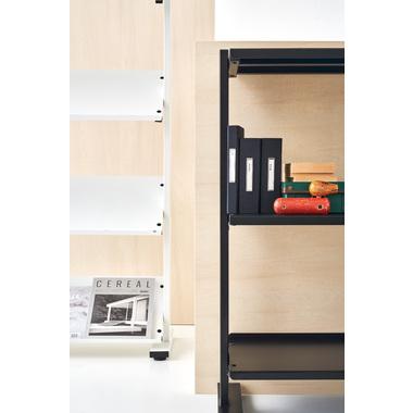 DIS-73BK 東谷 収納家具 シェルフ・ラック 2WAYラック3D 色：ブラック ロット1 W80.5×D31×H85.5/91