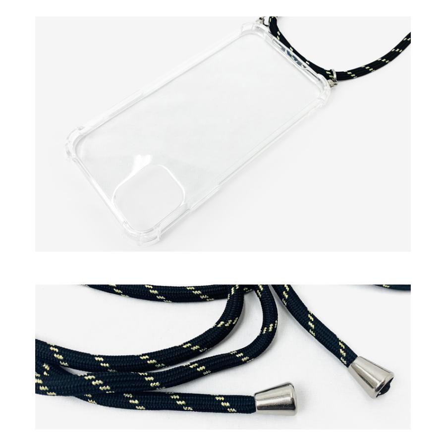 iPhone11 スマホケース ソフト オーロラ クリア ストラップ 花 フラワー ハート ケース ショルダー パールチェーン かわいい 人気 |  | 09