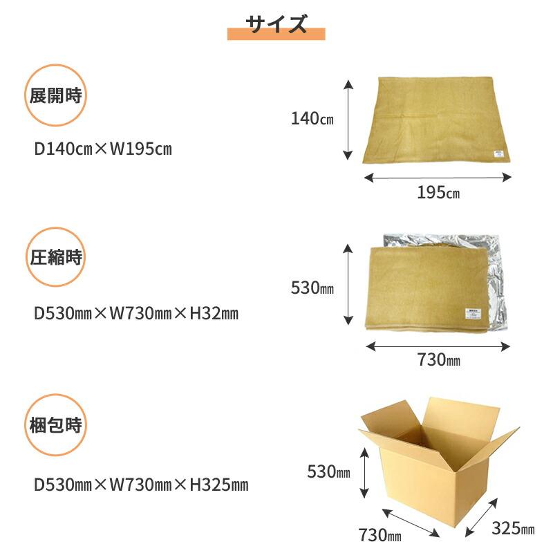 防災用品 非常用 圧縮毛布 災害備蓄用 難燃 真空パック包装 10枚セット