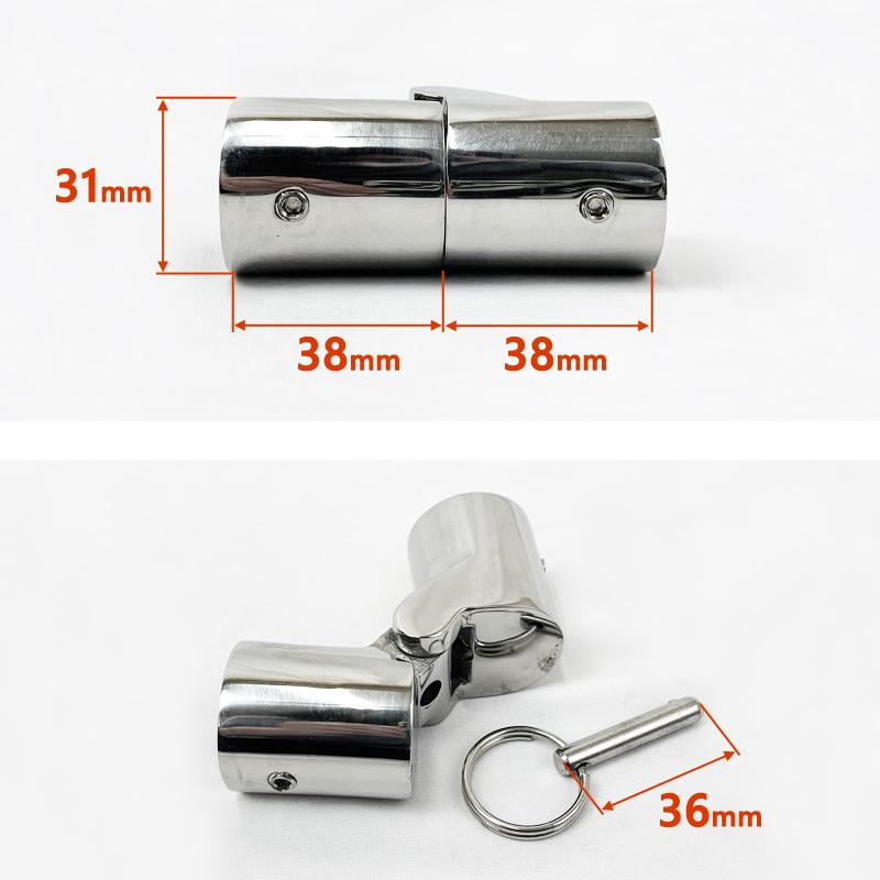 SUS316 ステンレス 25mm ジョイント パイプ 船 ボート キャンプ SUS316 ステンレス 25mm ジョイント パイプ 船 ボート キャンプ
