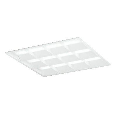 オーデリック XD466030P1C LED-スクエア LEDユニット型ベースライト 省電力タイプ 600 埋込型 ルーバー付 埋込穴600 PWM調光 白色 FHP45W×3灯相当  施設照明