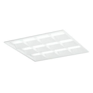 オーデリックXD466030P1D LED-スクエア LEDユニット型ベースライト 省電力タイプ 600 埋込型 ルーバー付 埋込穴600 PWM調光 温白色 FHP45W×3灯相当  施設照明