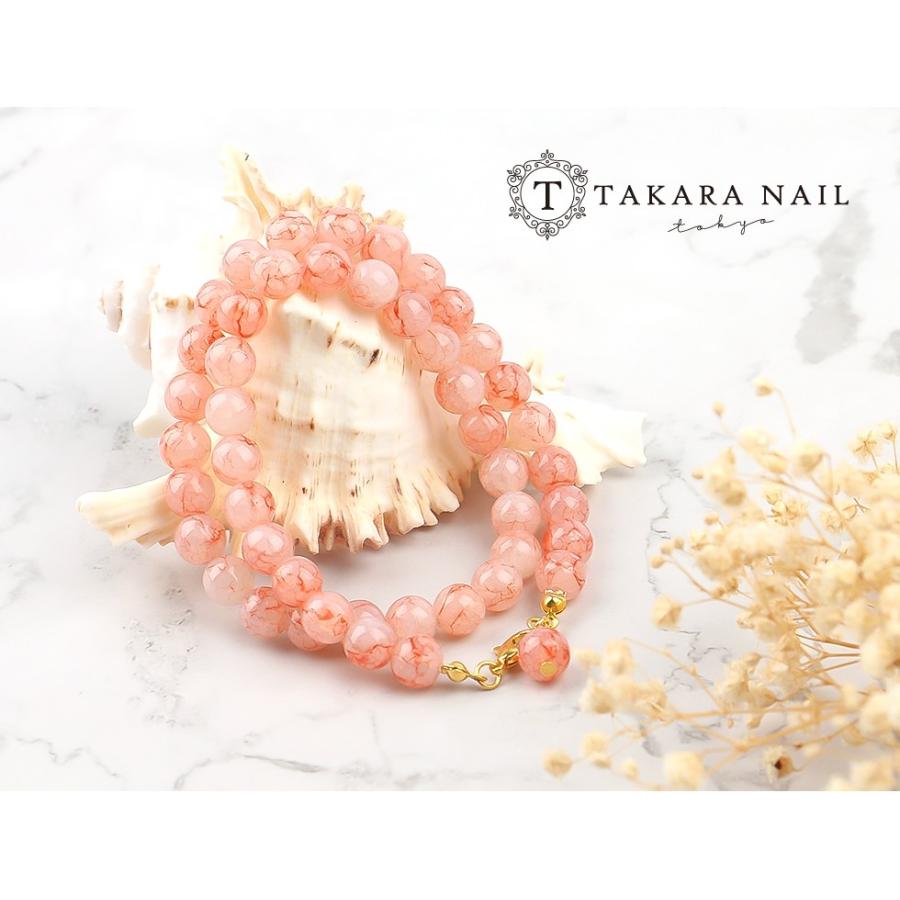 天然石ビーズ】マーブルデザインビーズ【メール便対応】 キラキラ