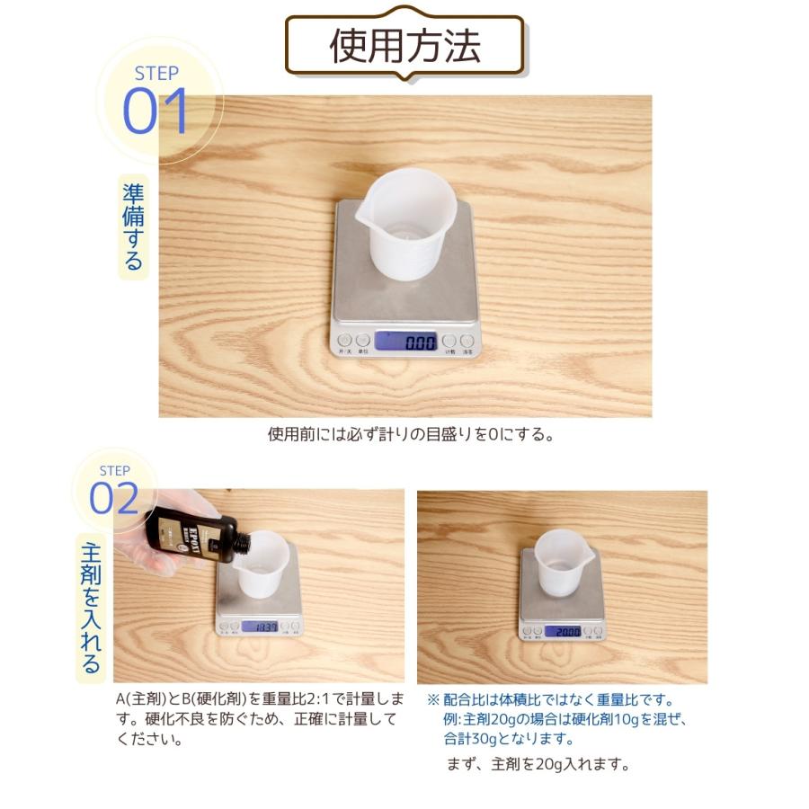 エポキシレジン 二液性レジン 300g 2液性レジン エポキシ樹脂 レジン液