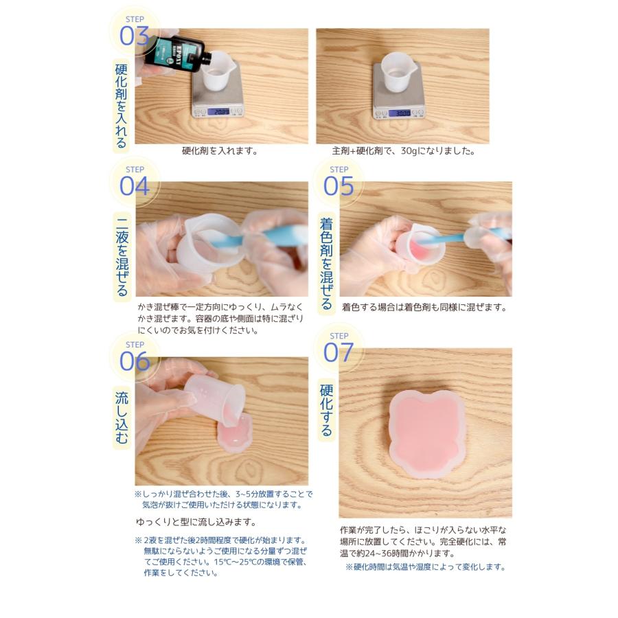 エポキシレジン 二液性レジン 300g 2液性レジン エポキシ樹脂 レジン液