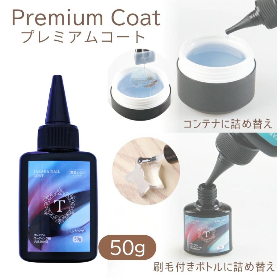 レジン コーティング剤 B プレミアムコーティング 50g入り 大容量