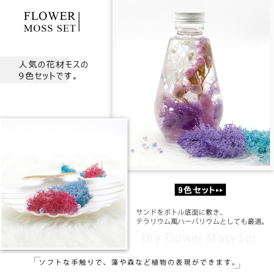 ドライフラワー プリザーブド モスセット 9色セット ハーバリウム コケ 苔 メール便対応 手作りキット ハーバリウム専用ボールペン レジン封入材 D Flower 14 東京タカラネイル 通販 Yahoo ショッピング