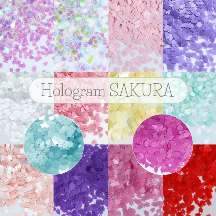 ホログラム さくら 桜 花びら 花弁 フラワー 春 12種 【メール便対応