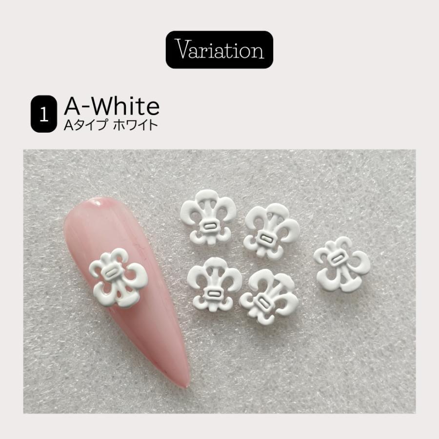 クロスパーツ 十字架 ネイルパーツ 5個入り 4種からえらべる