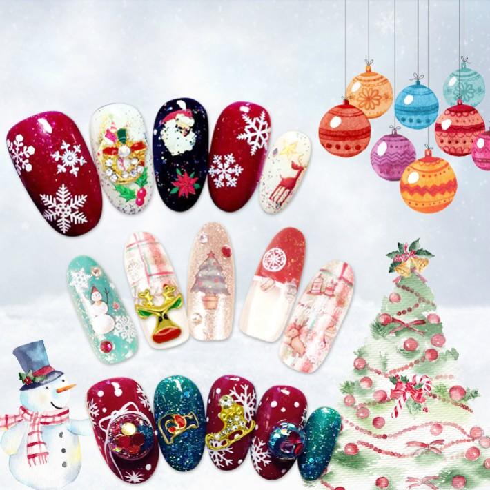 メタルパーツ】ネイルオンジュエリー 8種【メール便対応】クリスマス