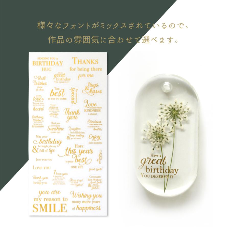 メッセージシール レジン封入用 英字メッセージ 文字 ゴールド メール便対応 透明シート Dcoseal0668 東京タカラネイル 通販 Yahoo ショッピング