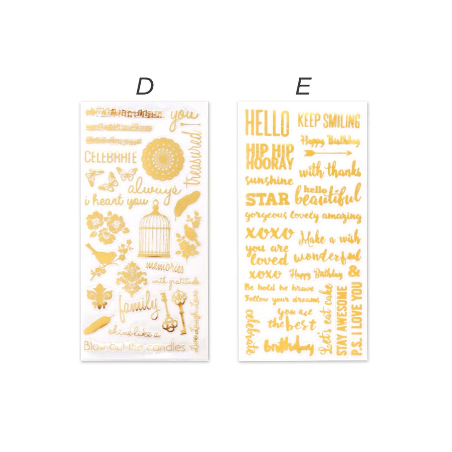 メッセージシール レジン封入用 英字メッセージ 文字 ゴールド メール便対応 透明シート Dcoseal0668 東京タカラネイル 通販 Yahoo ショッピング