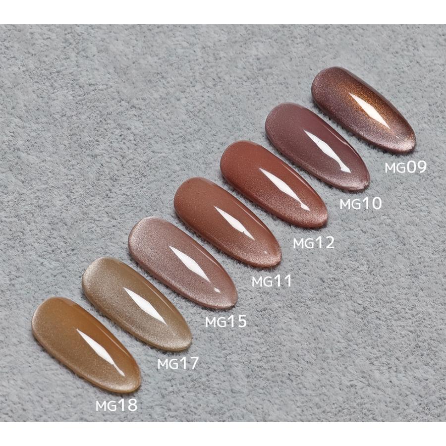 全色セット HEMA FREE 超微粒子 サテン マグネットジェル 21色セット