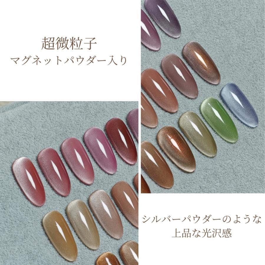 HEMA FREE サテン 超微粒子 マグネットジェル シルバーパウダー