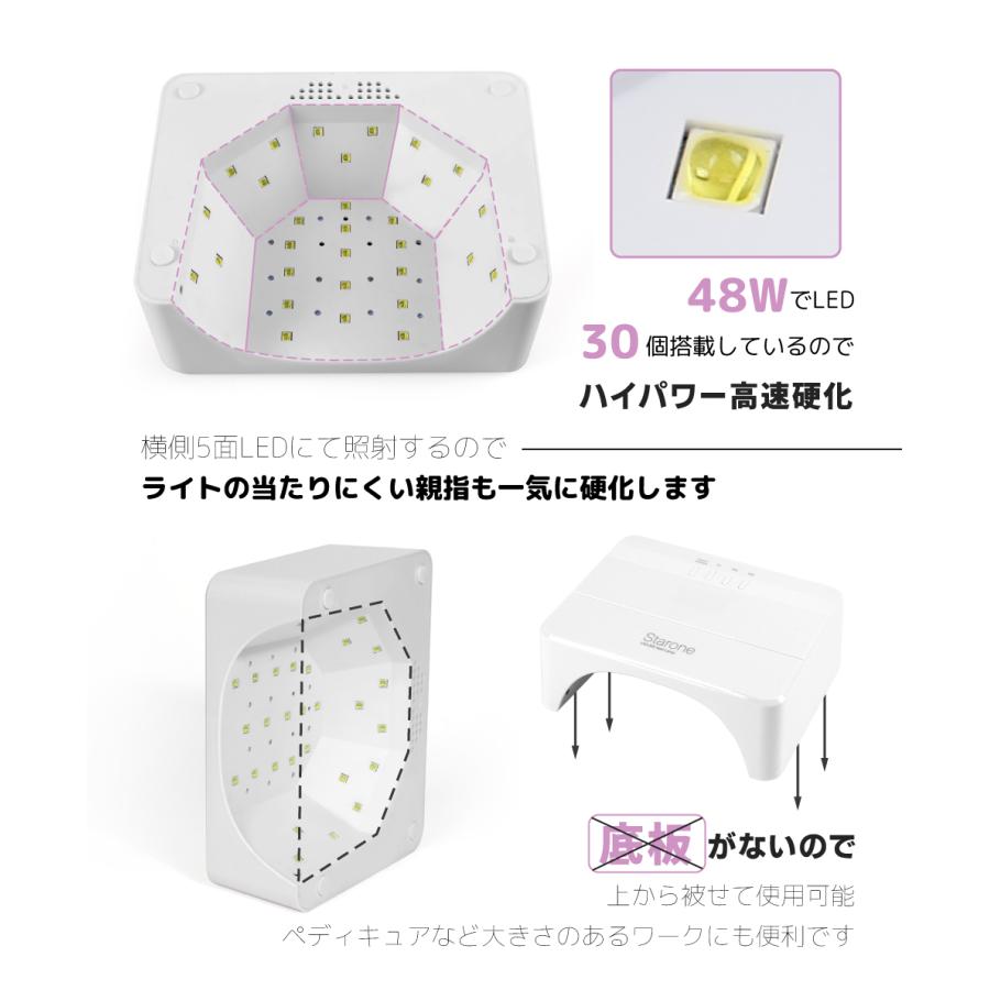 Led Uvライト 48ｗ 24ｗネイルライト ジェルネイル 注目低ヒート機能 送料無料 自動感知センサー ジェルネイルライト ６ヶ月保証 日本語説明書 G Lgtled11 東京タカラネイル 通販 Yahoo ショッピング