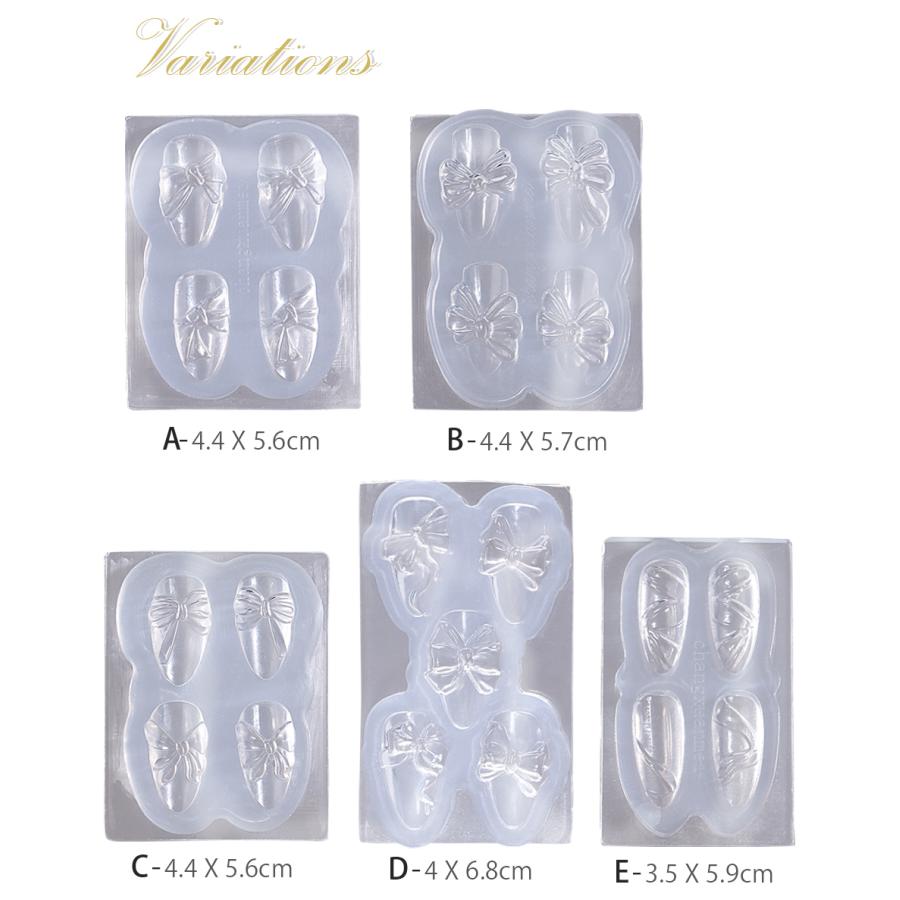 ネイルツール リボン シリコンモールド ネイル用 3dネイル メール便対応 ネイルアート レジンクラフト ジェルネイルアート Rsnsil145 東京タカラネイル 通販 Yahoo ショッピング