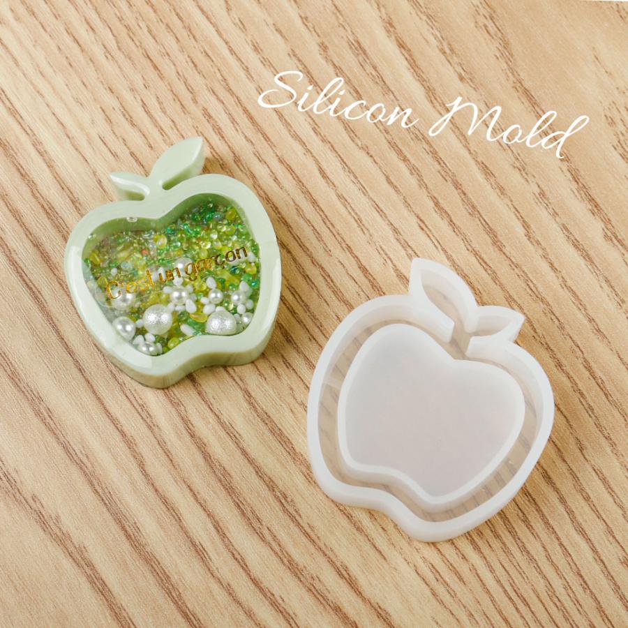 シリコンモールド リンゴ アップル 林檎 りんご シャカシャカモールド