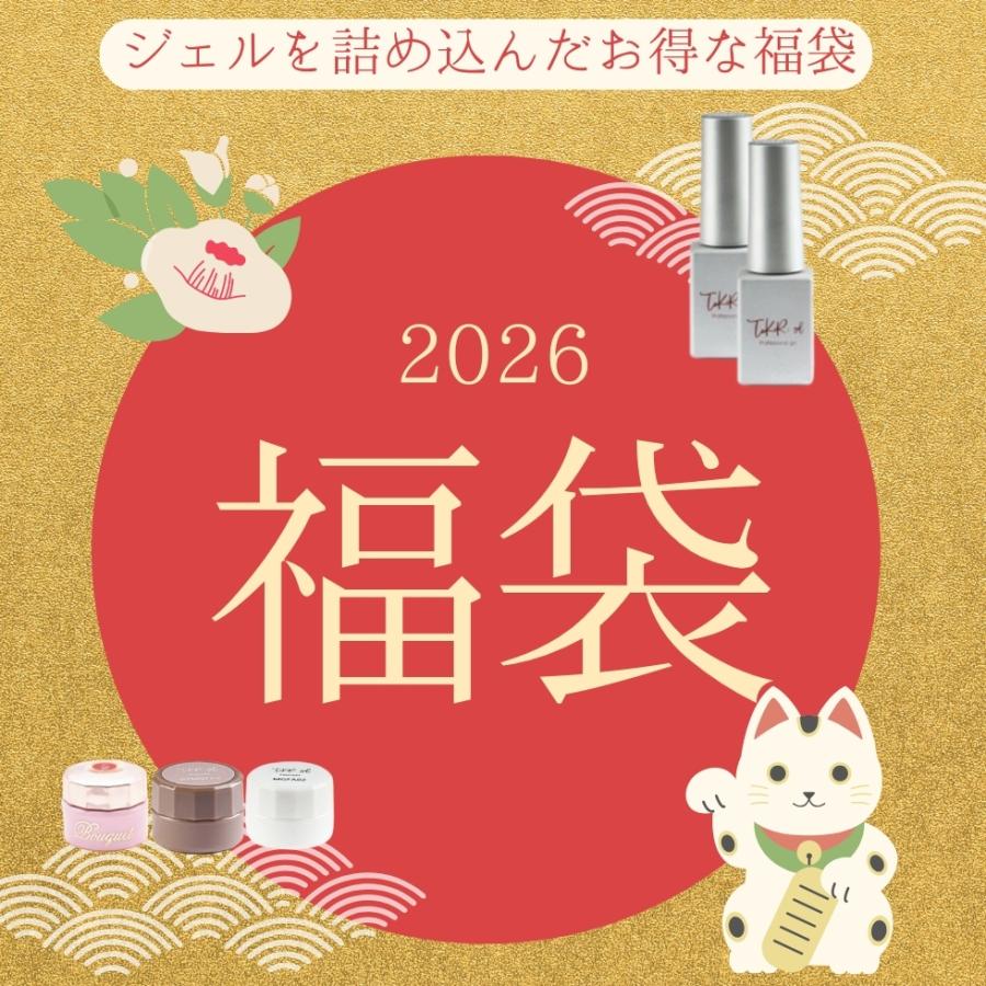 2026福袋】ジェルネイル ハッピーバッグ【メール便対応】ジェルが入っ