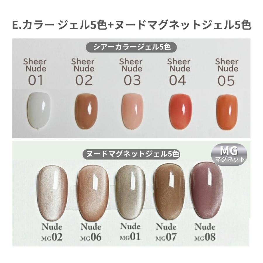 ジェルネイルキット カラージェル10色セット 楽天市場】ジェルネイルキット 初心者 セット UV/LEDライト付き カラー