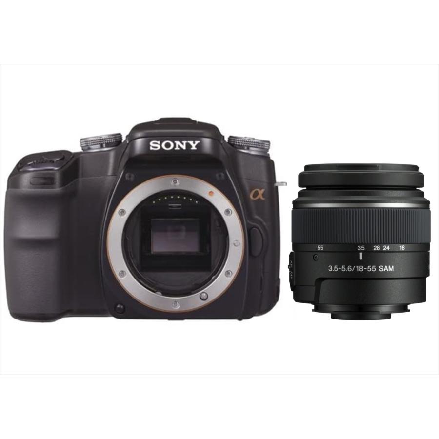 ソニー SONY α100 DT 18-55mm レンズセット デジタル一眼レフカメラ 中古 ボディ内手振れ補正