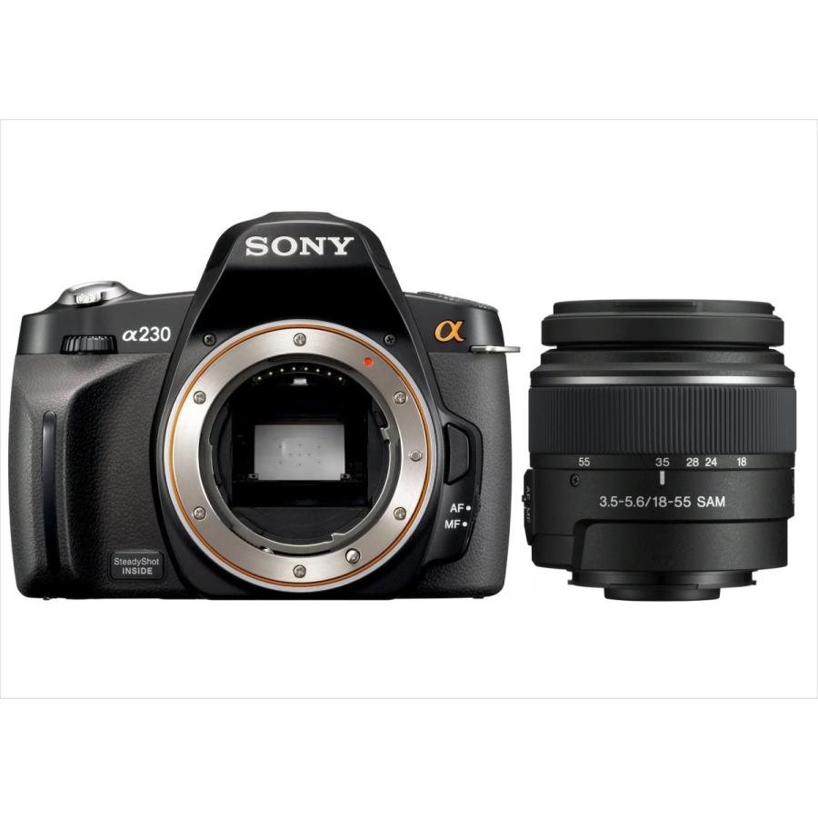 ソニー SONY α230 DT 18-55mm レンズセット デジタル一眼レフカメラ 中古 ボディ内手振れ補正 訳あり品 ソニー Sony α230 DT 18-55mm F3.5-5.6 SAM DT 55-200mm