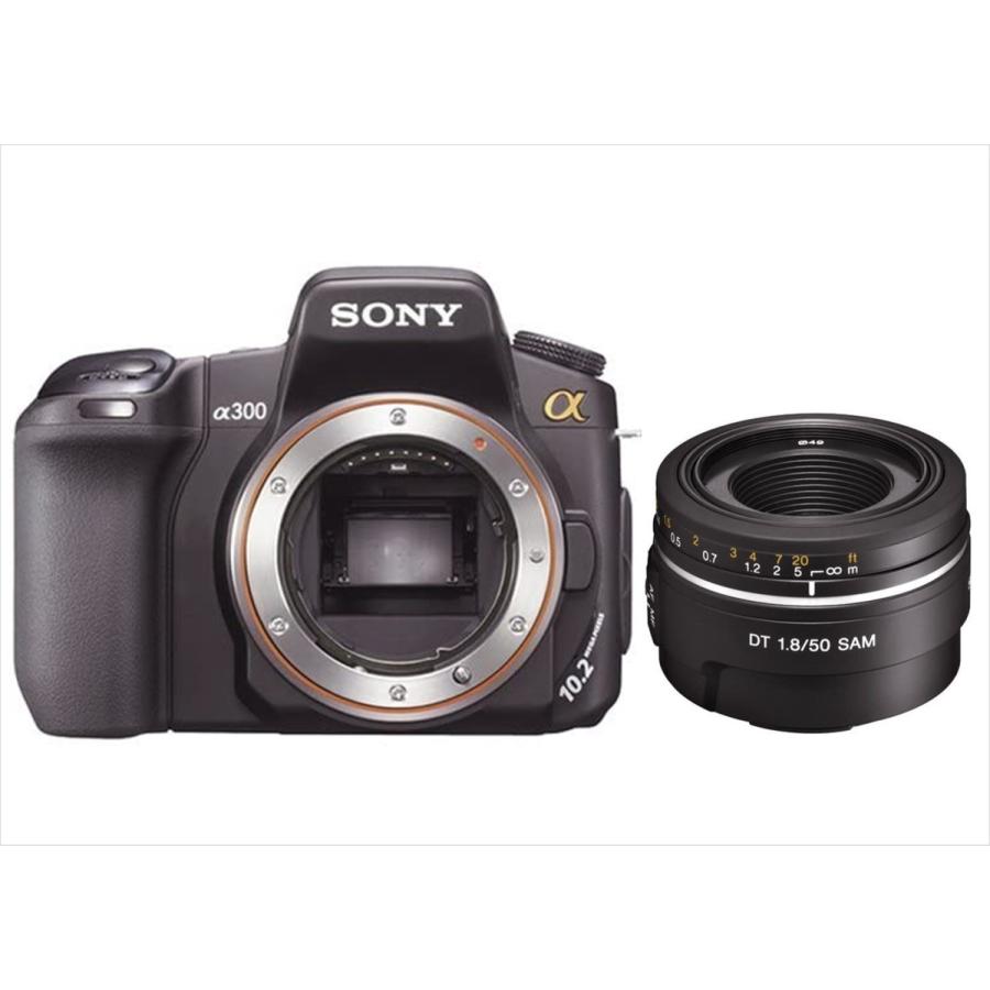 愛用愛用ソニー SONY α300 DT 50mm 1.8 単焦点レンズセット デジタル