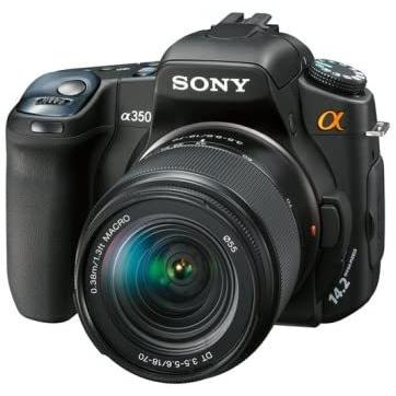 ソニー SONY α350 DT 18-70mm レンズセット デジタル一眼レフ カメラ 中古 初心者おすすめ ボディ内 手振れ補正｜takaranoomise