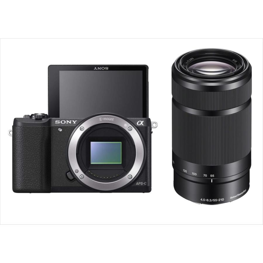 ソニー SONY α5100 E 55-210mm 黒 望遠 レンズセット ミラーレス一眼 中古 カメラ  :a5100B-55-210B-5:トレジャーカメラ - 通販 - Yahoo!ショッピング