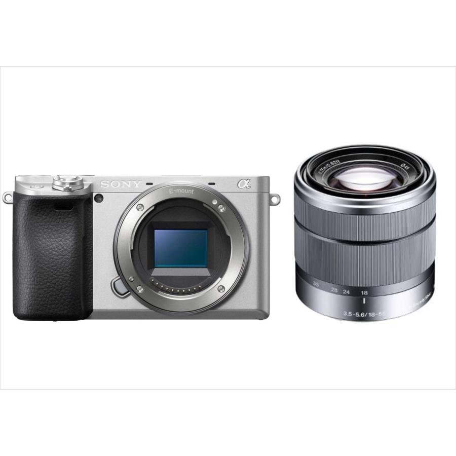 ソニー SONY α6000 ホワイトボディ E 18-55ｍｍ レンズセット ミラー