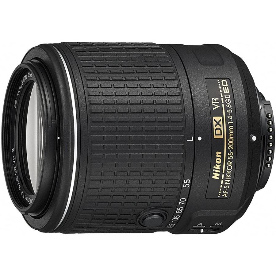 ニコン Nikon AF-S DX NIKKOR 55-200mm 4-5.6G ED VR II 手振れ補正 望遠ズームレンズ 中古 DXフォーマット用