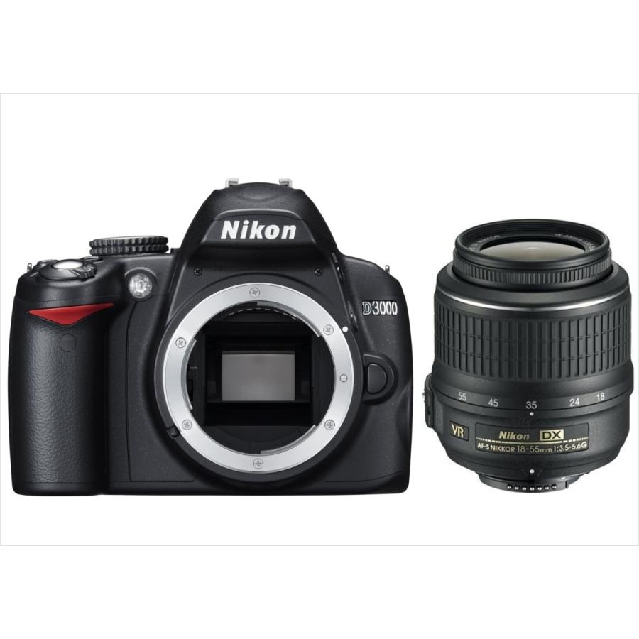 ニコン Nikon D3000 AF-S 18-55mm VR 手振れ補正レンズセット デジタル