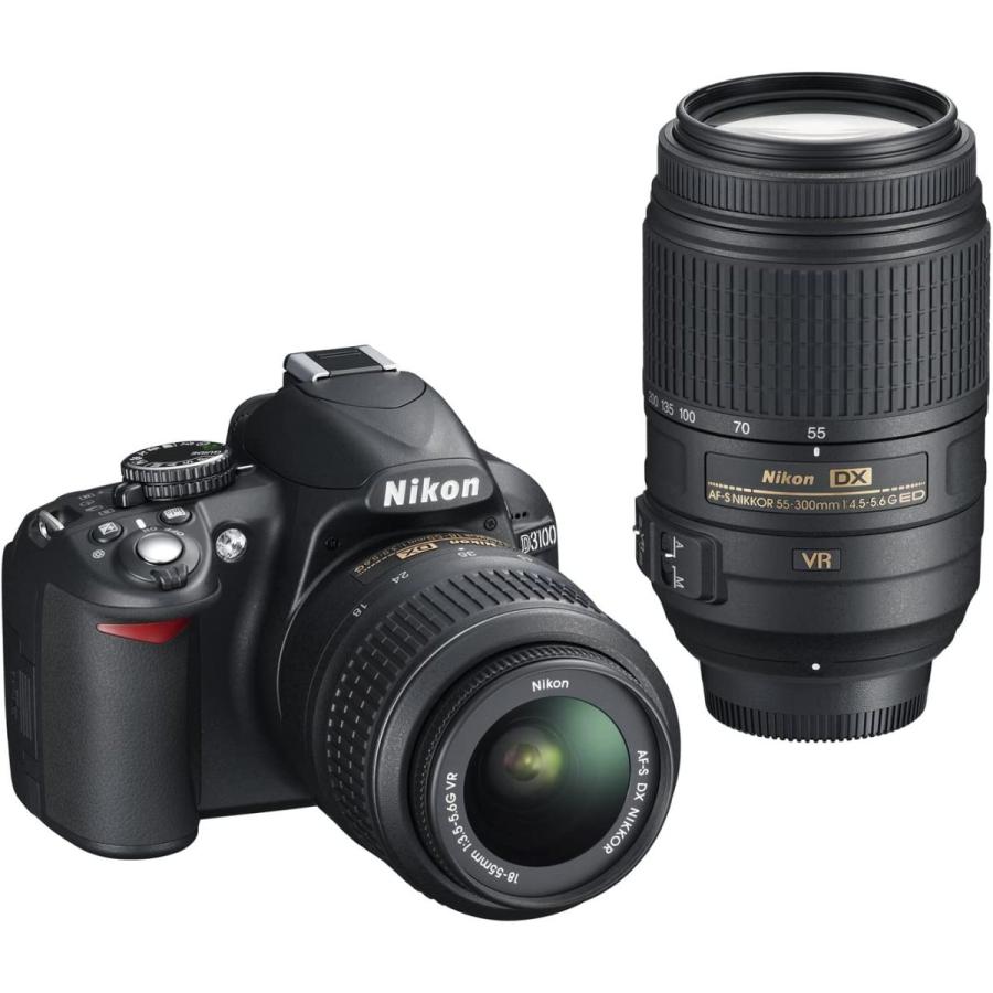 魅力的な ニコン Nikon D3100 18 55mm 55 300mm ダブルズームキット デジタル一眼レフカメラ 大注目 Lamaimuaythaicamp Com