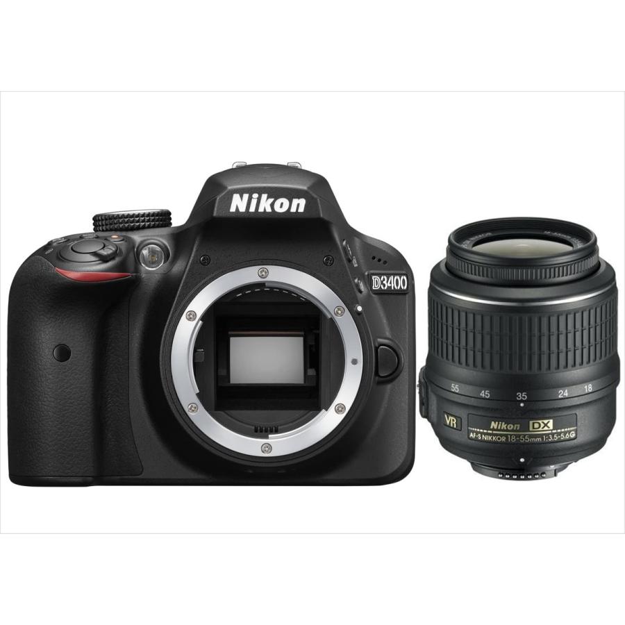 高品質の人気ニコン Nikon D3400 デジタル一眼レフ 手振れ補正レンズ