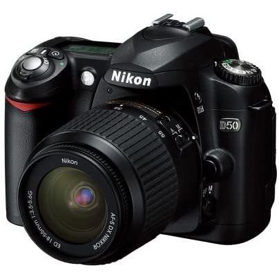 ニコン Nikon D50 レンズキット AF-S 18-55mm ブラック デジタル一眼レフカメラ :D50-18-55-5:トレジャー