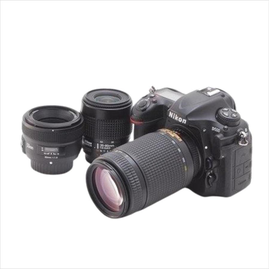 ニコン Nikon D500 35-80mm 70-300mm 50mm トリプルレンズキット