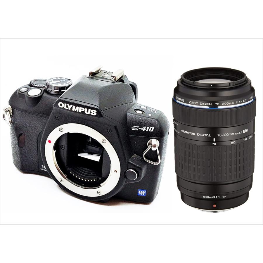 オリンパス OLYMPUS E410 ZUIKO 70300mm 超望遠レンズセット フォーサーズ 中古 E410703005