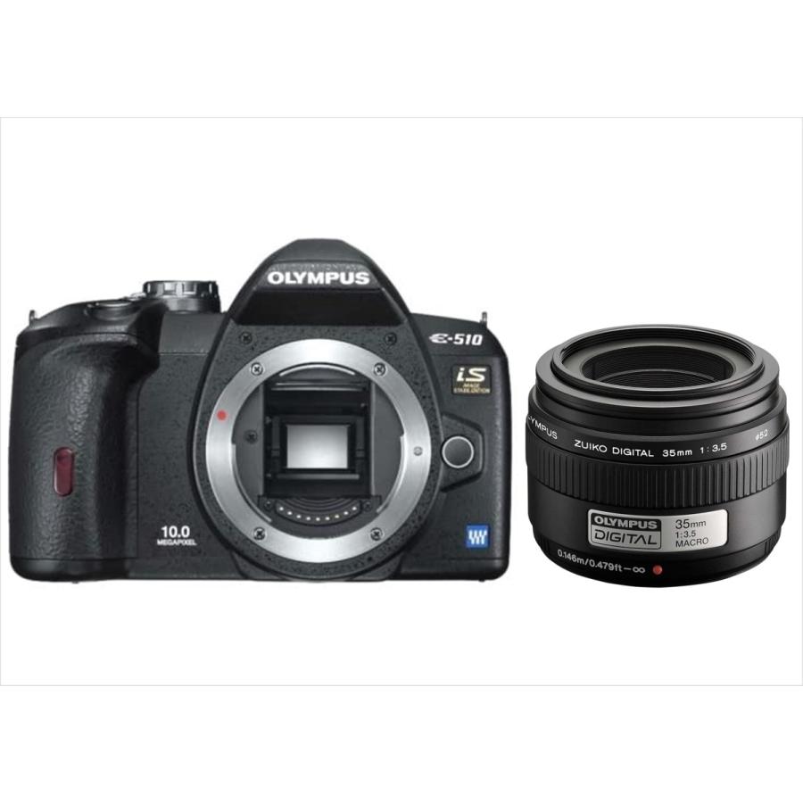 経典経典オリンパス OLYMPUS E-510 ZUIKO 35mm 単焦点レンズセット