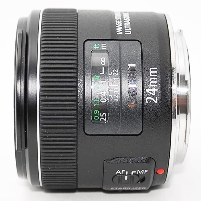 キヤノン Canon EF 24mm F2.8 IS USM 単焦点レンズ 中古 フルサイズ