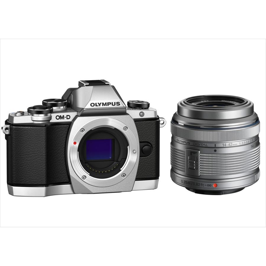オリンパス OLYMPUS OM-D E-M10 シルバーボディ 14-42ｍｍ レンズセット ミラーレス一眼 中古 カメラ