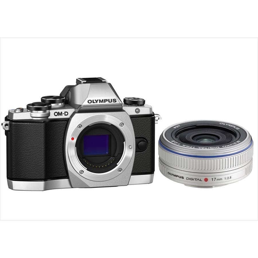 オリンパス OLYMPUS OM-D E-M10 シルバーボディ 17mm 2.8 オリンパス OLYMPUS OM-D E-M10 シルバーボディ 17mm 2.8