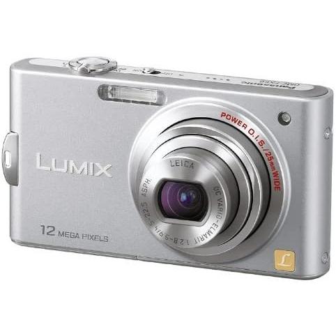 Panasonic パナソニック LUMIX (ルミックス) FX60 デジタルカメラ 中古 プレシャスシルバー｜takaranoomise